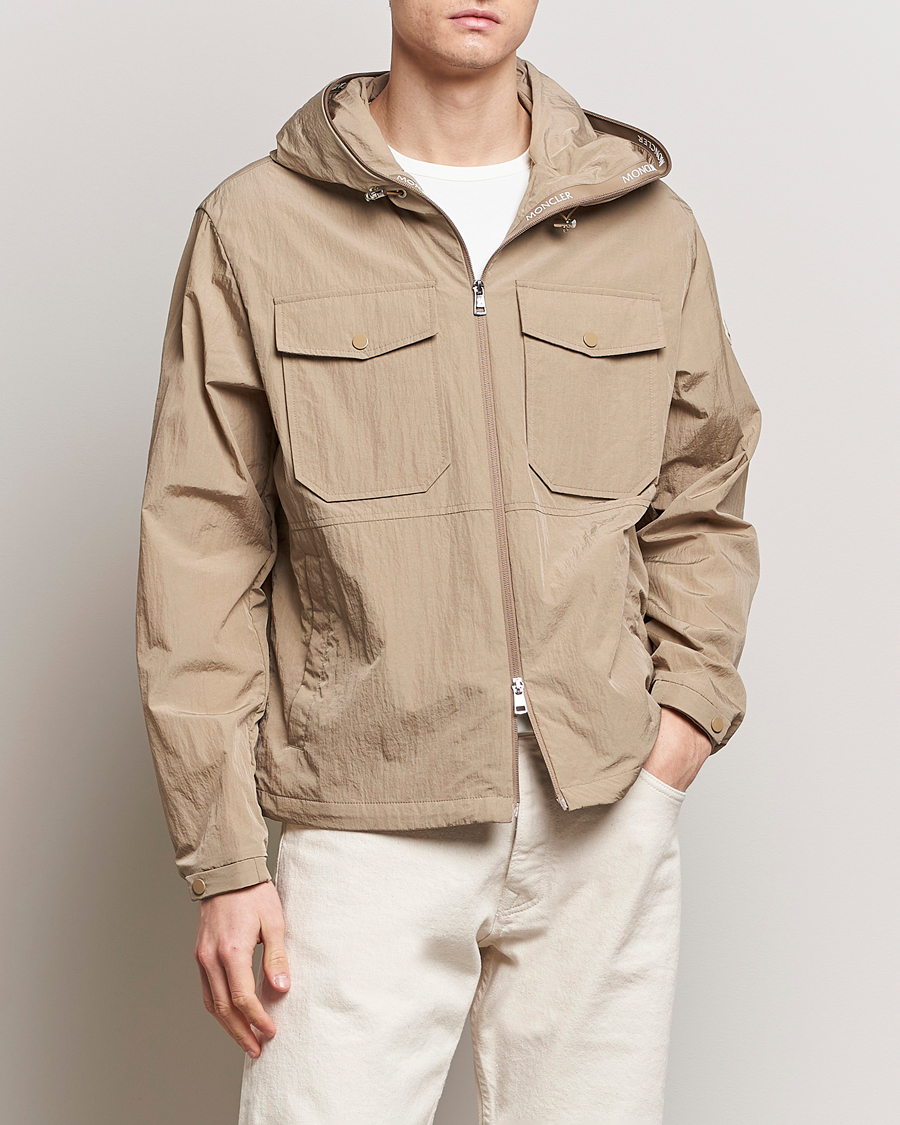 Herre | Jakker | Moncler | Plessur Hooded Field Jacket Beige