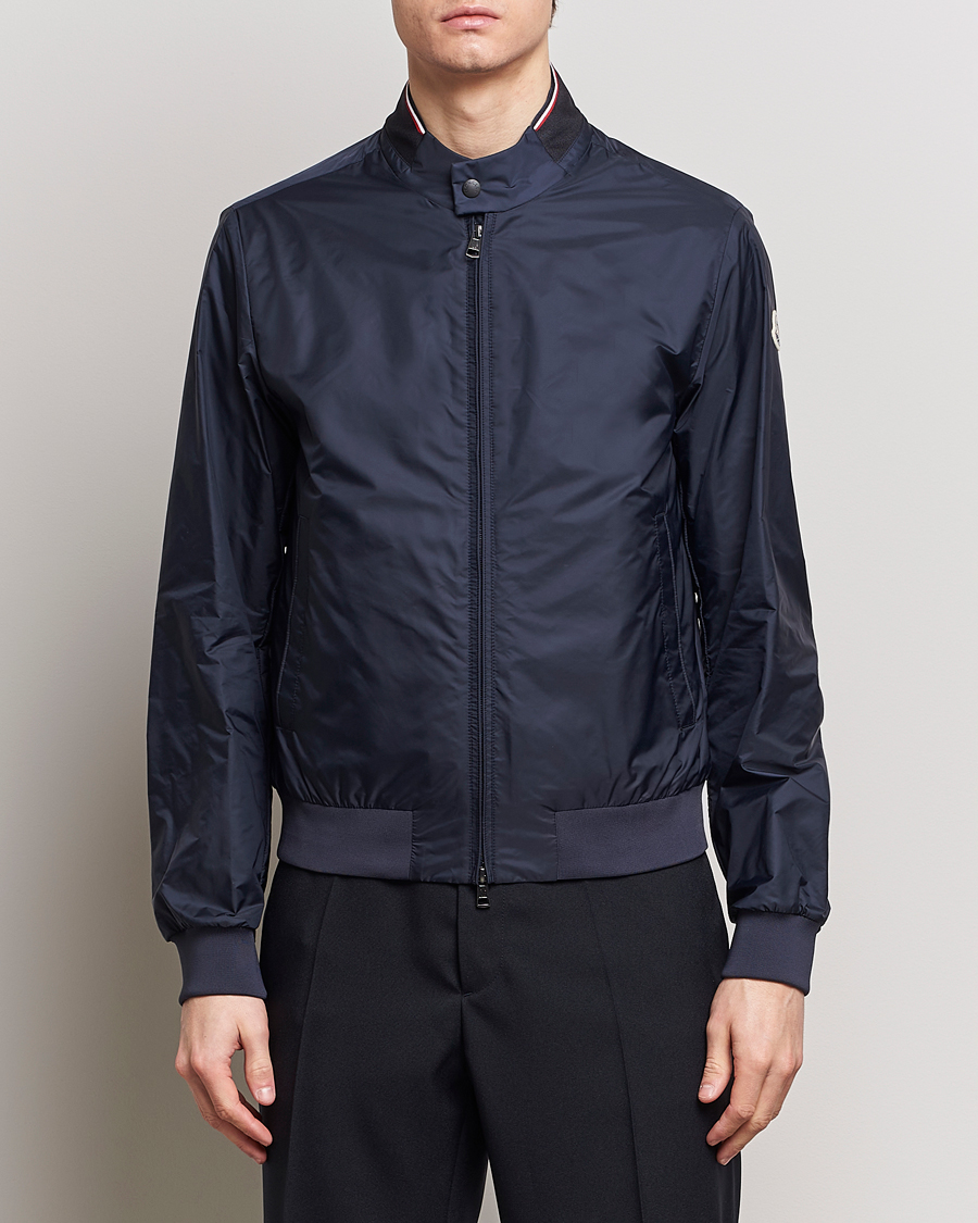 Men | Luxury Brands | Moncler | Reppe Bomber Jacket Navy