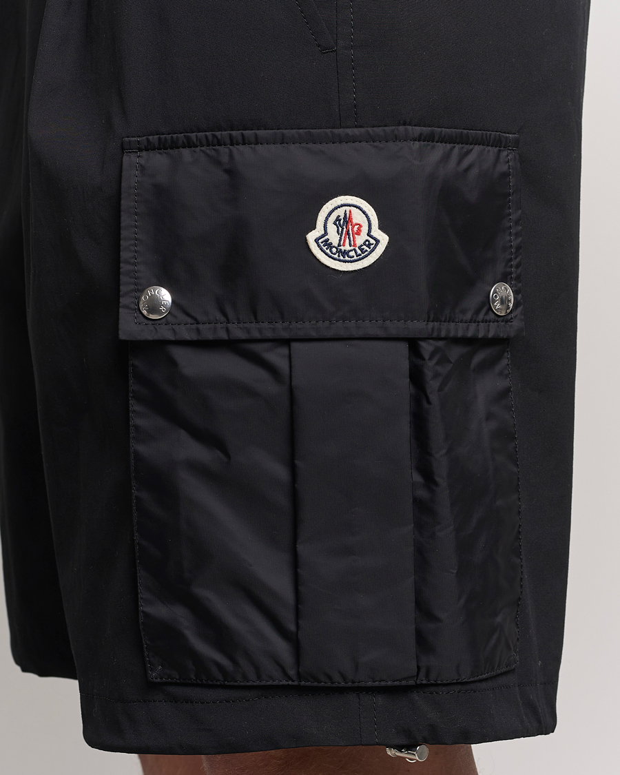 Herre | Shorts | Moncler | Cotton Cargo Shorts Black