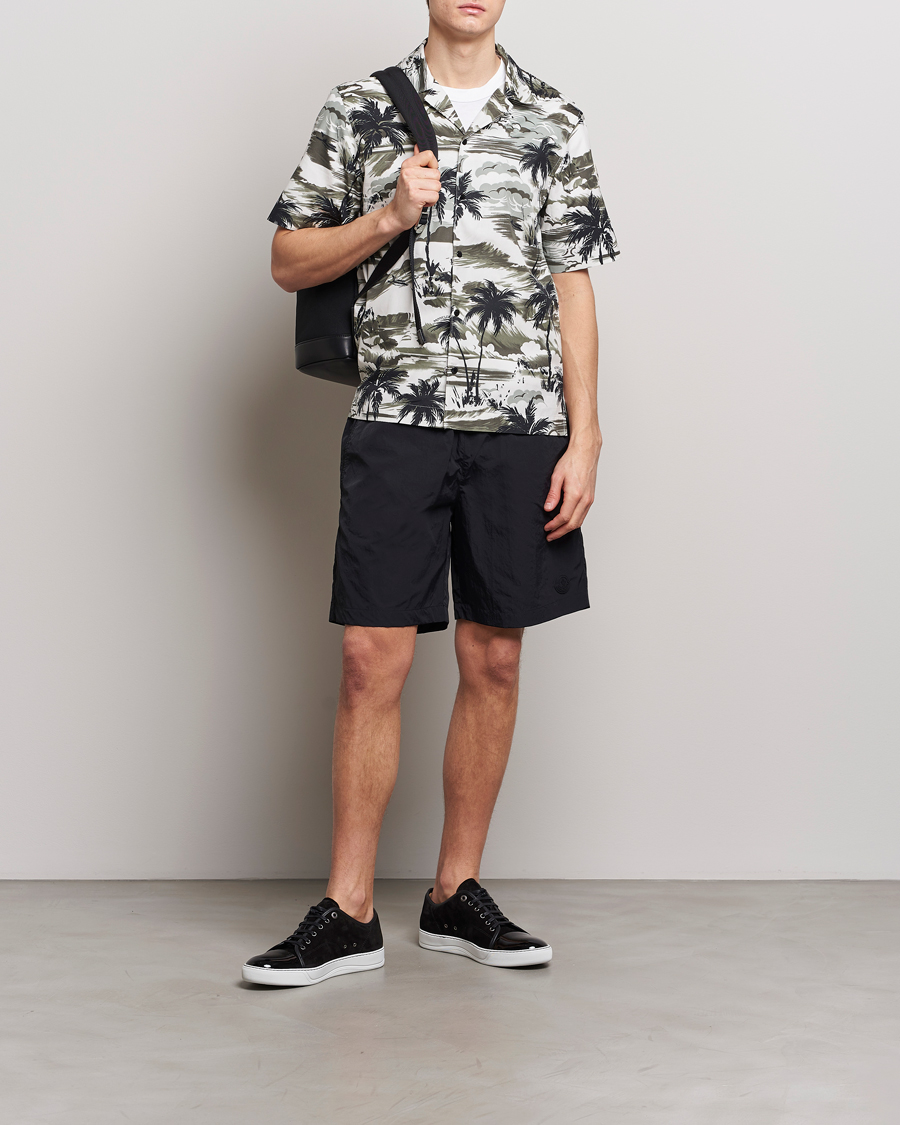 Herre | Badeshorts | Moncler | Lettering Logo Swim Shorts Black