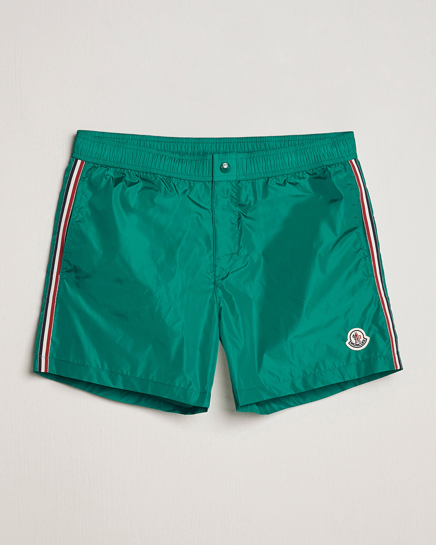 Herre | Badeshorts | Moncler | Nylon Swim Shorts Emerald Green