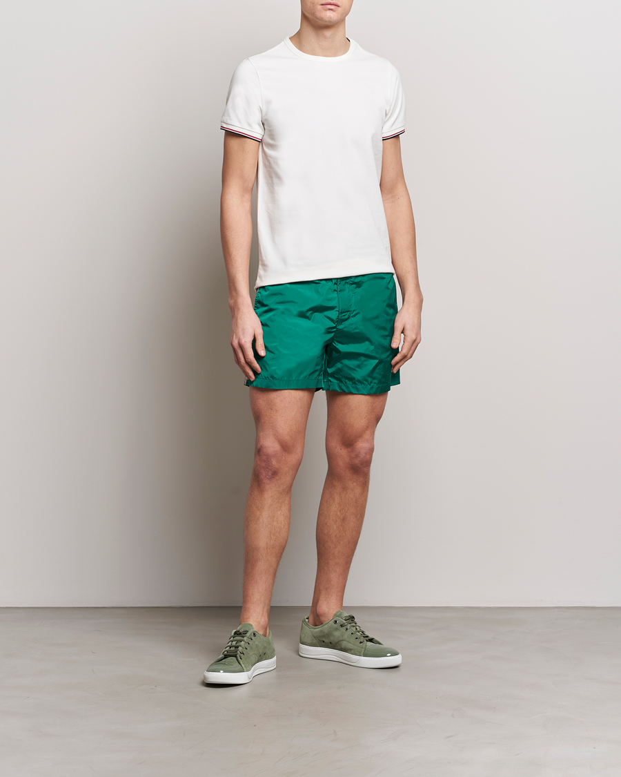 Herre | Badeshorts | Moncler | Nylon Swim Shorts Emerald Green