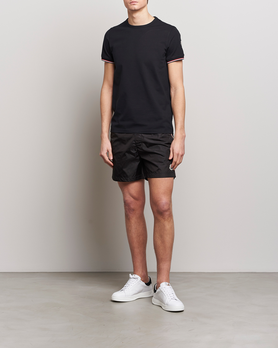 Herre | Badeshorts | Moncler | Nylon Swim Shorts Black