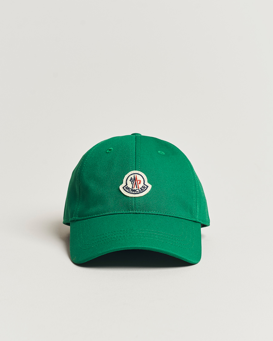 Herre | Moncler Baseball Cap Emerald Green | Moncler | Baseball Cap Emerald Green