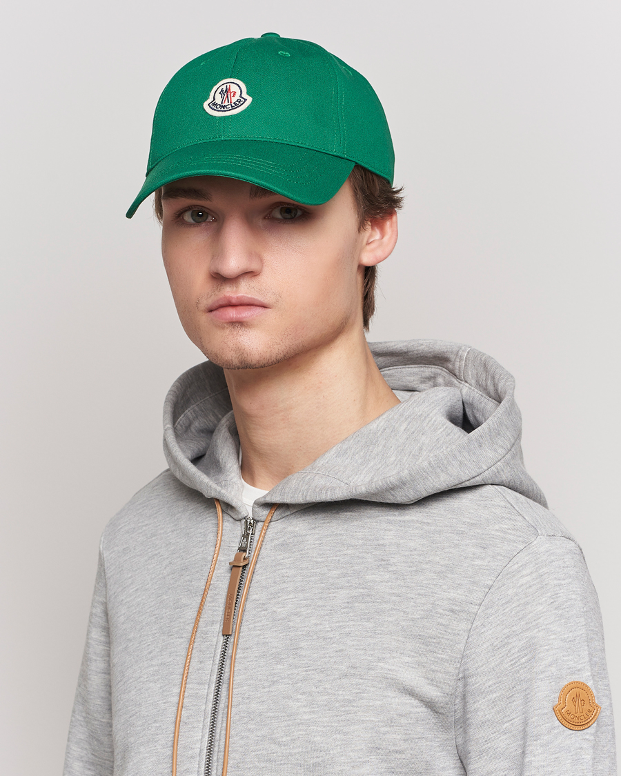 Herre | Moncler Baseball Cap Emerald Green | Moncler | Baseball Cap Emerald Green