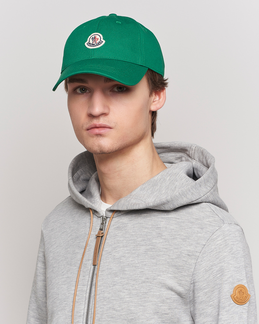 Men | Caps | Moncler | Baseball Cap Emerald Green