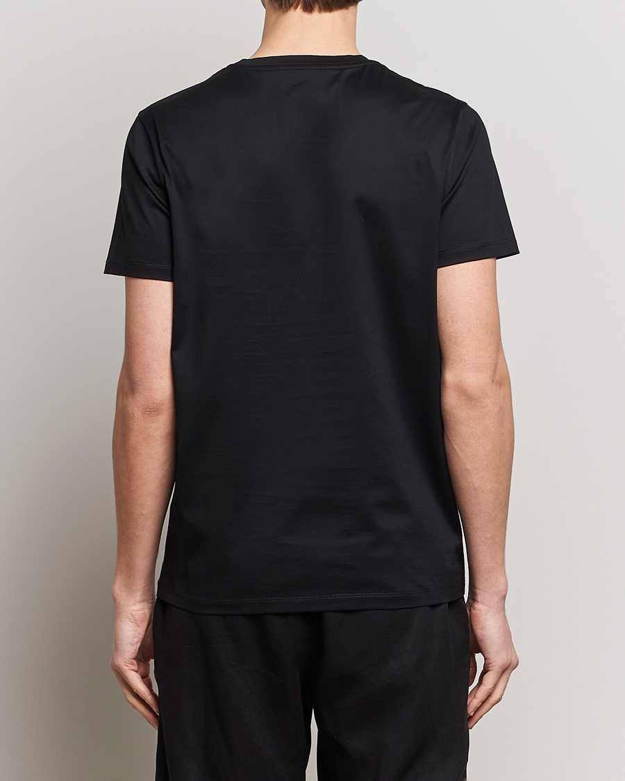 Herre | T-Shirts | Moncler | Double Logo T-Shirt Black