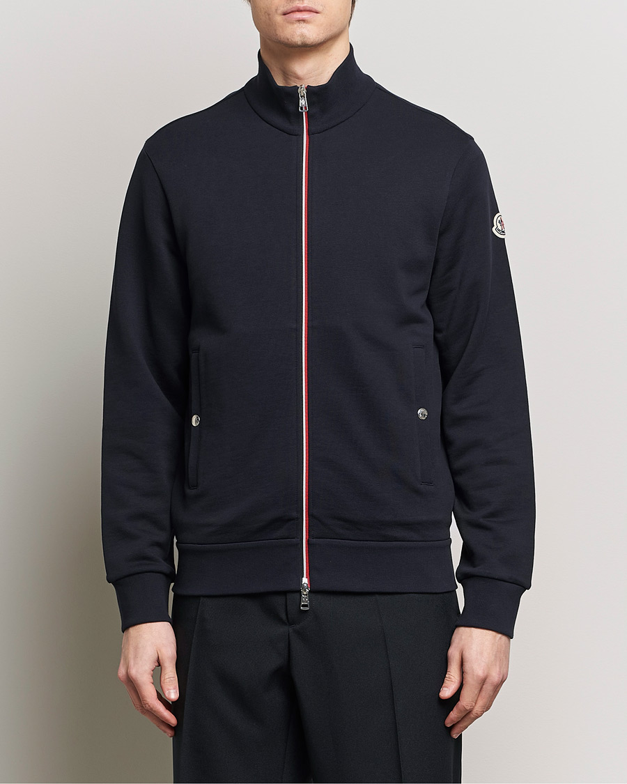 Herre | Gensere | Moncler | Full Zip Cardigan Navy