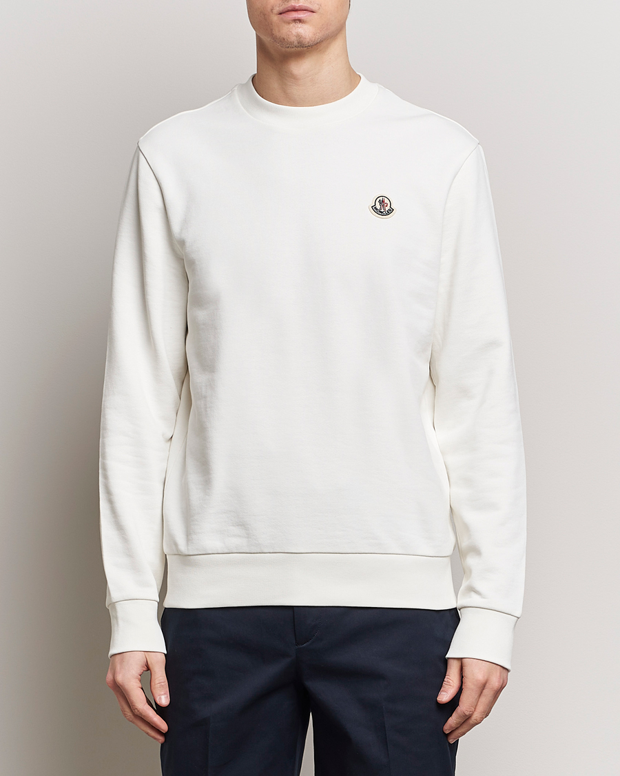 Herre | Gensere | Moncler | Logo Sweatshirt Off White