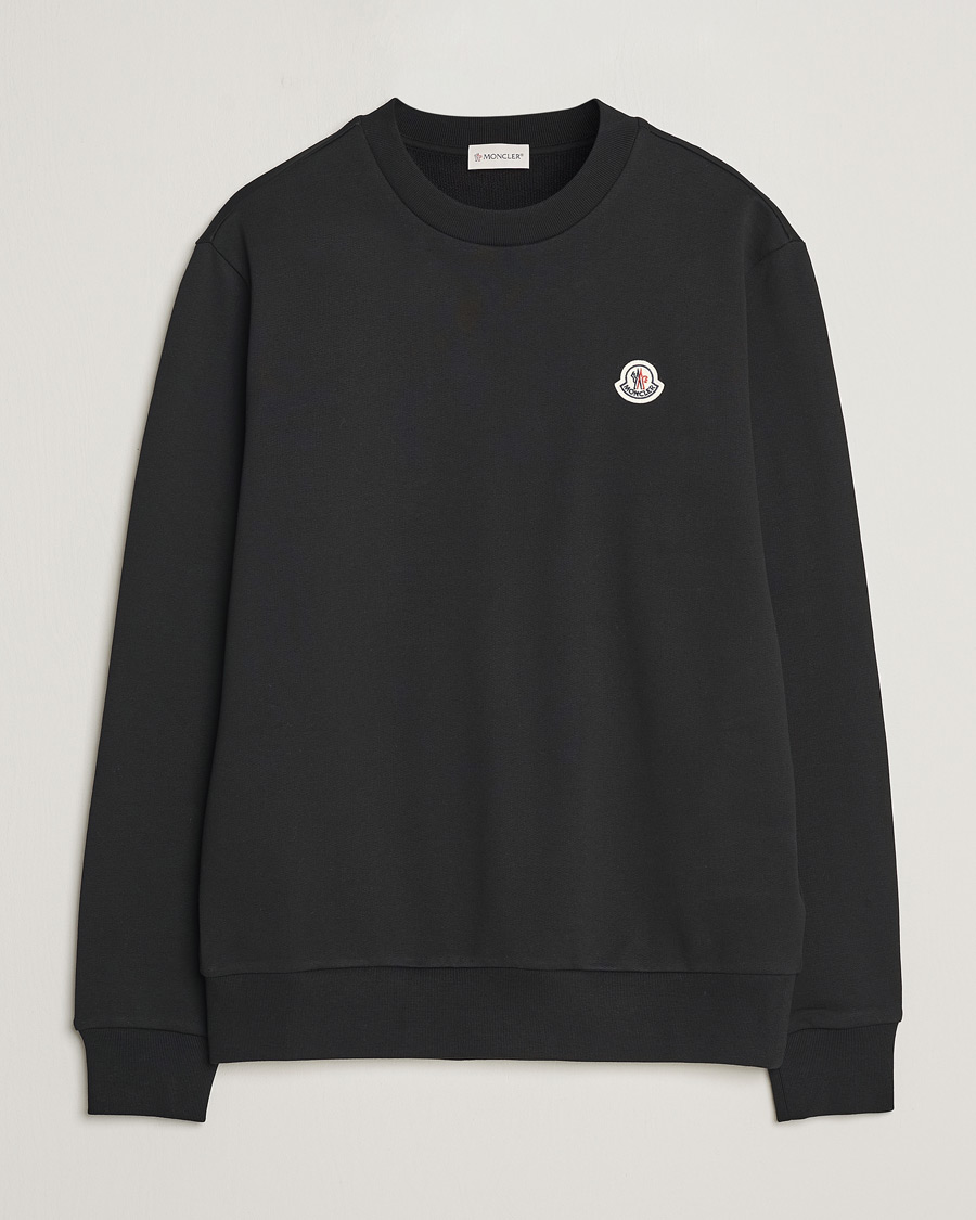 Herre | Gensere | Moncler | Logo Sweatshirt Black