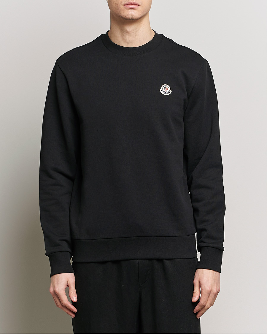 Herre | Luxury Brands | Moncler | Logo Sweatshirt Black