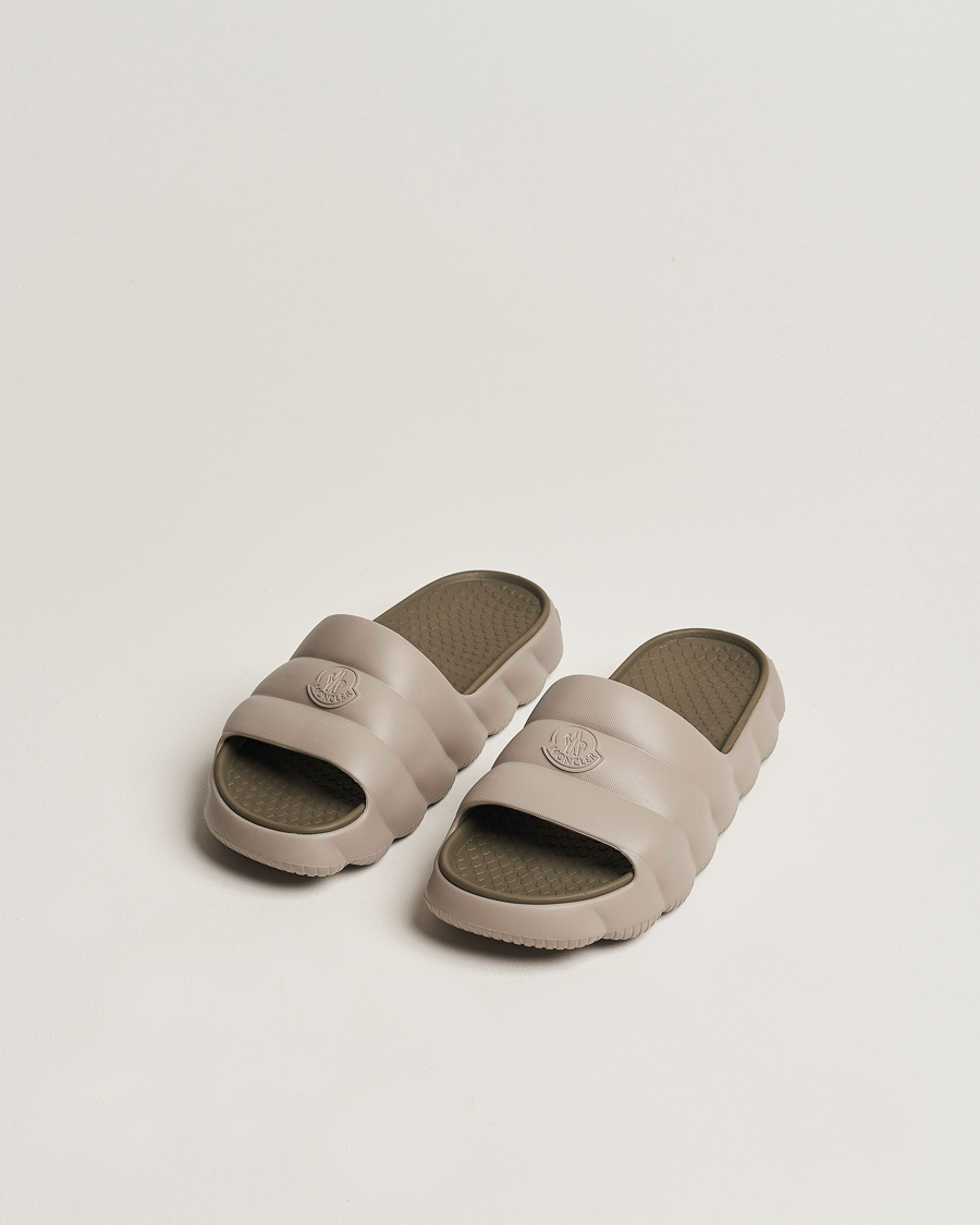 Herre | Moncler Lilo Slides Beige | Moncler | Lilo Slides Beige