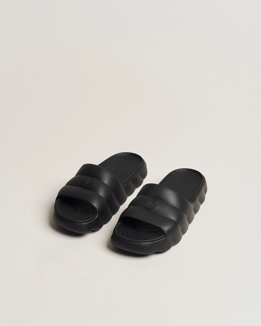 Men | Luxury Brands | Moncler | Lilo Slides Black