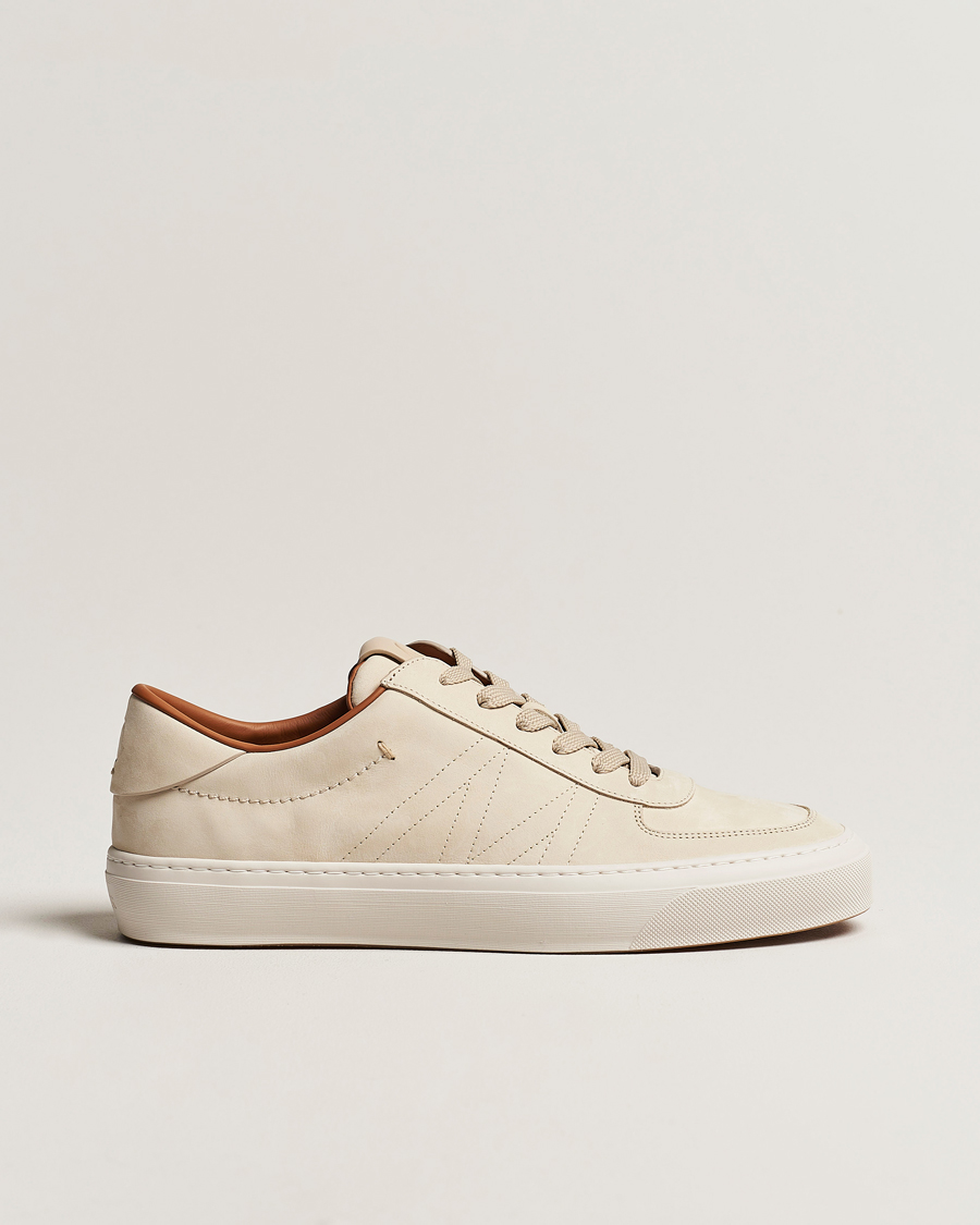 Herre | Moncler Monclub Low Sneakers Off White | Moncler | Monclub Low Sneakers Off White