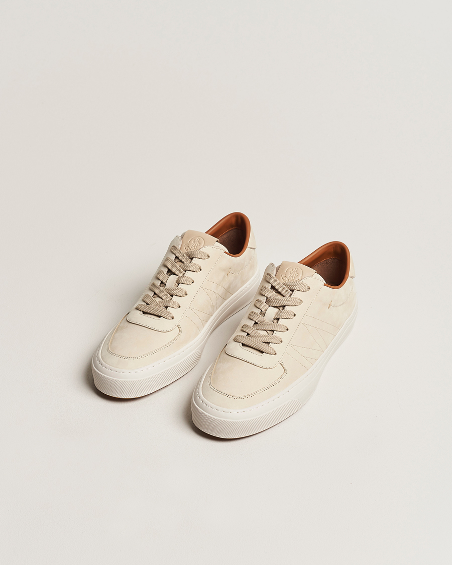 Herre | Moncler Monclub Low Sneakers Off White | Moncler | Monclub Low Sneakers Off White