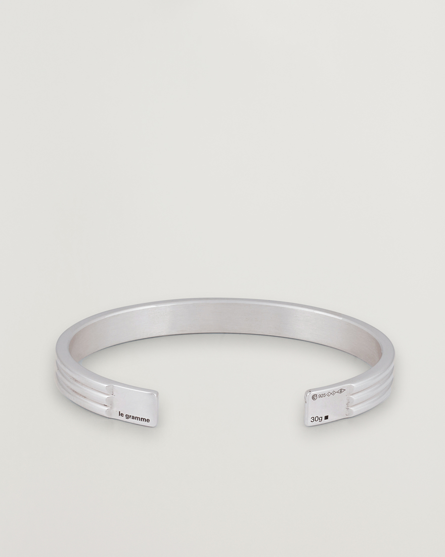 Herre | LE GRAMME Godron Braclet Sterling Silver 30g | LE GRAMME | Godron Braclet Sterling Silver 30g