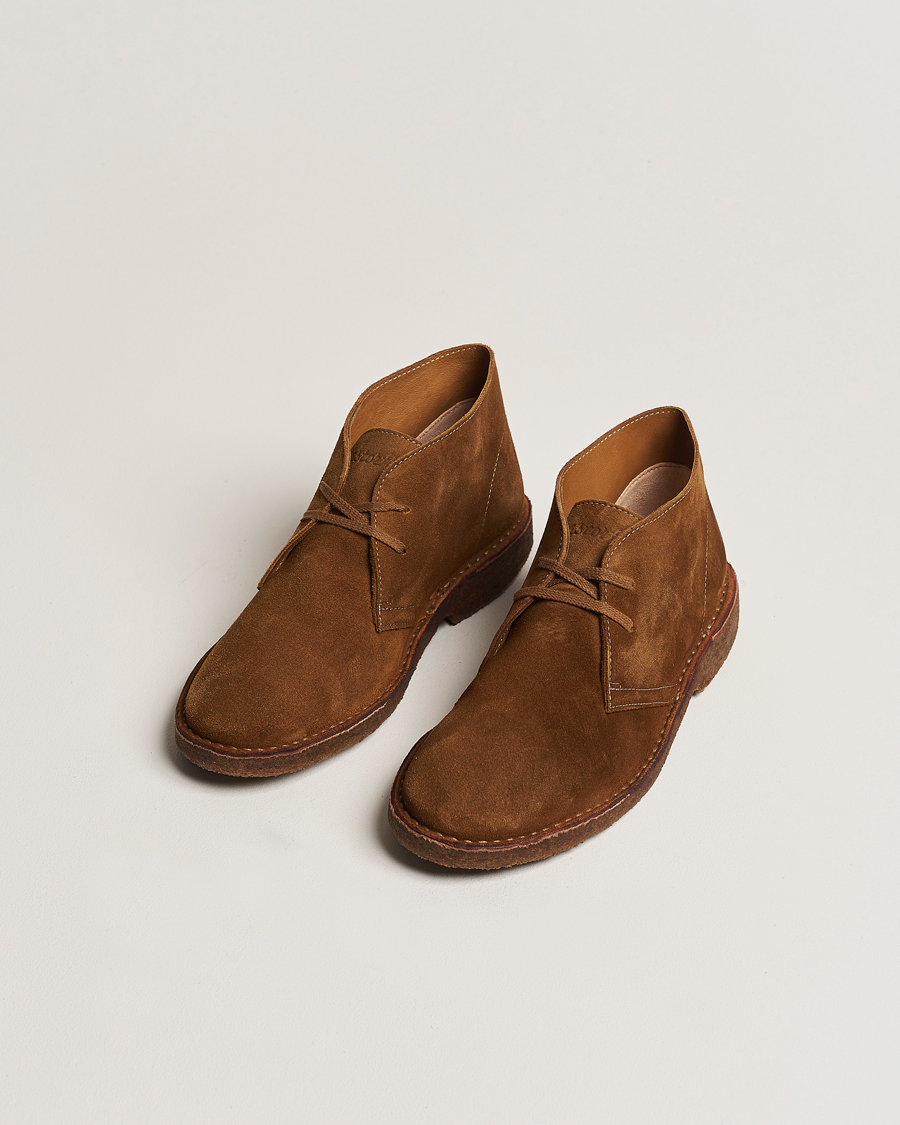 Herre | Sko i mokka | Astorflex | Montflex Chukka Boots Whiskey Suede