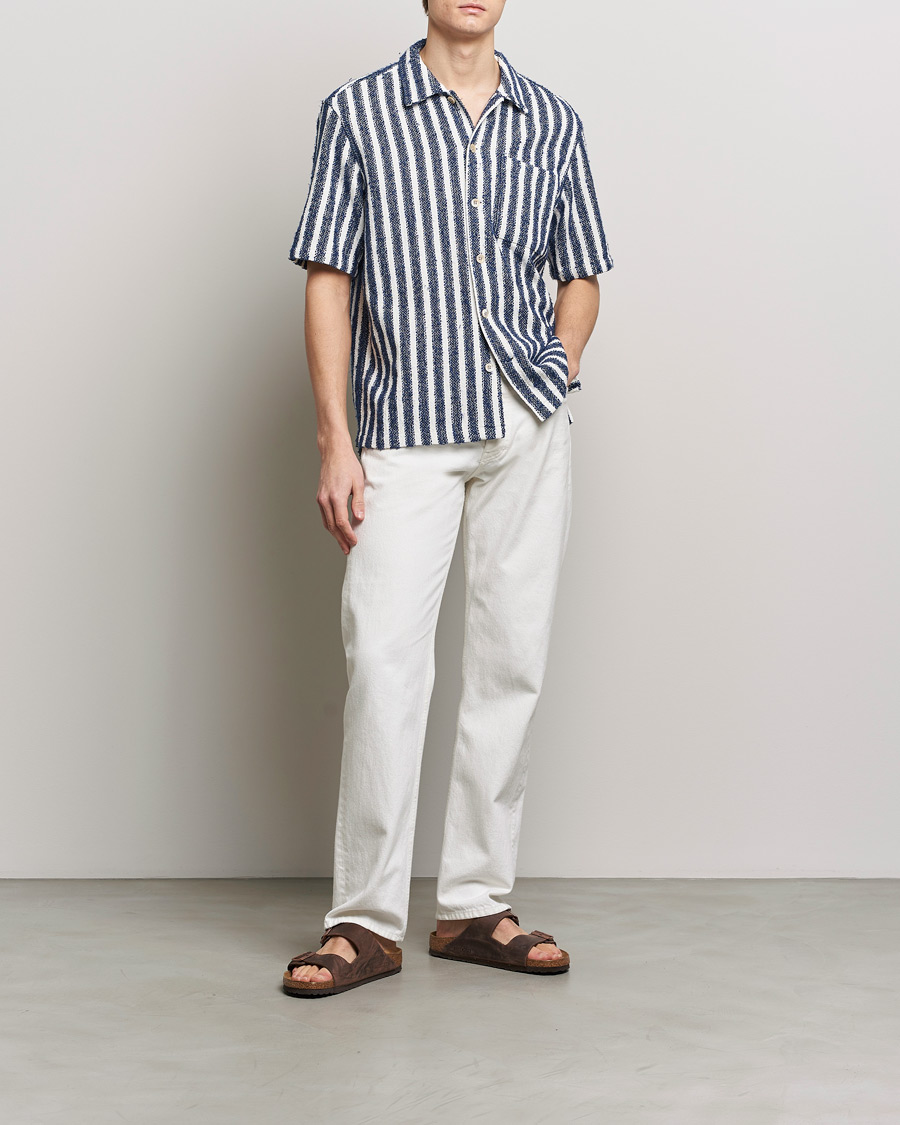 Herre | Skjorter | Sunflower | Spacey Shirt Navy Stripe