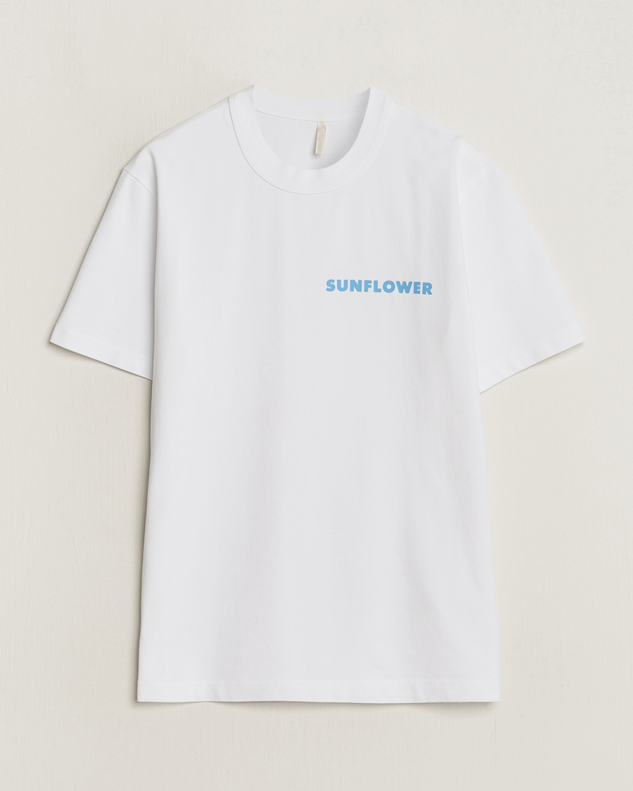 Herre | T-Shirts | Sunflower | Master Logo T-Shirt White