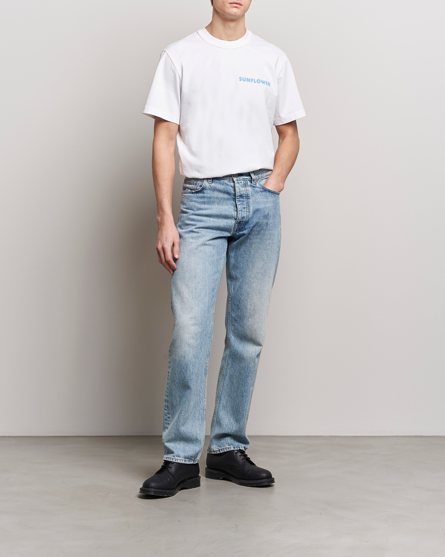 Herre | T-Shirts | Sunflower | Master Logo T-Shirt White