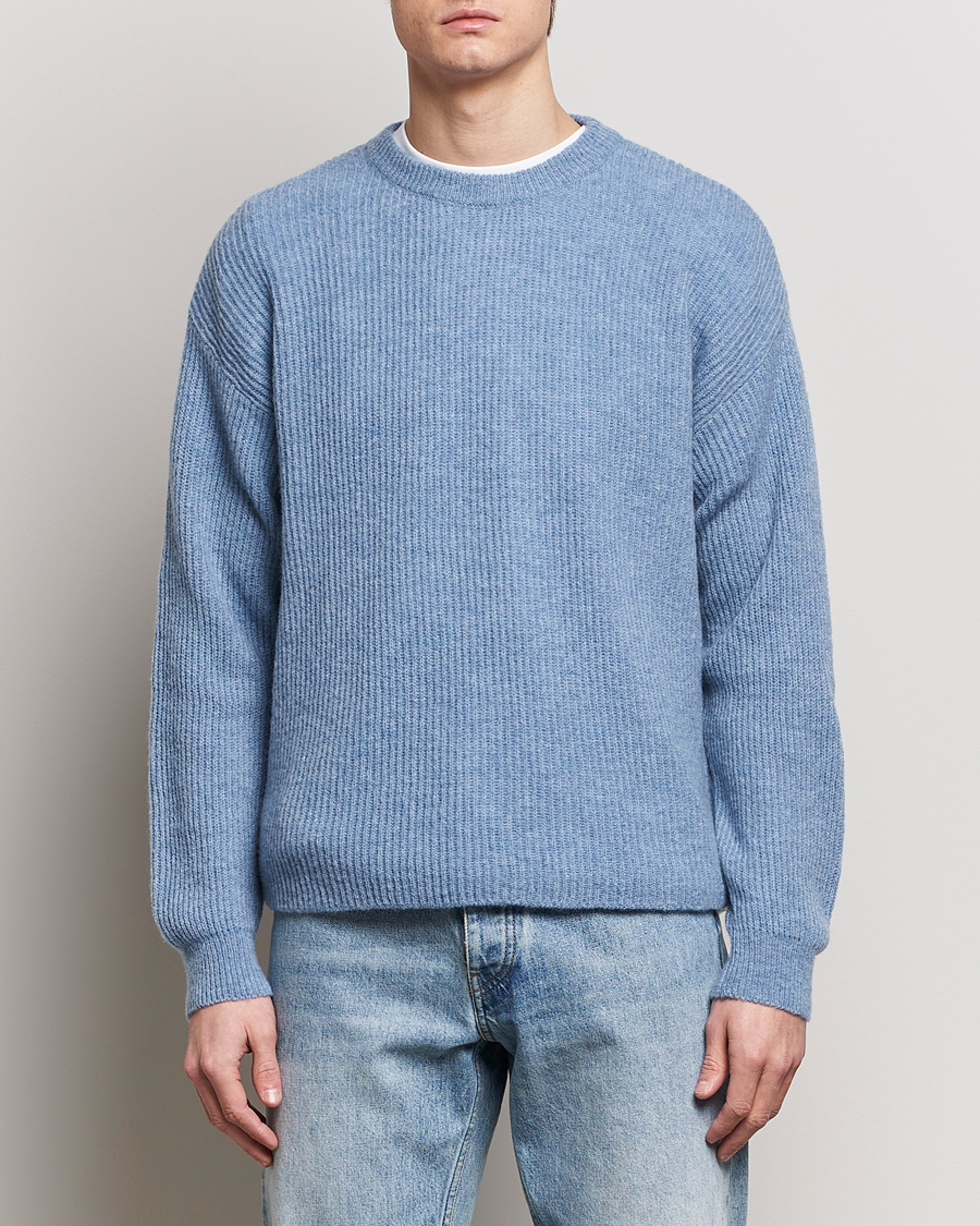 Herre | Pullovers rund hals | Sunflower | Air Rib Knit  Blue