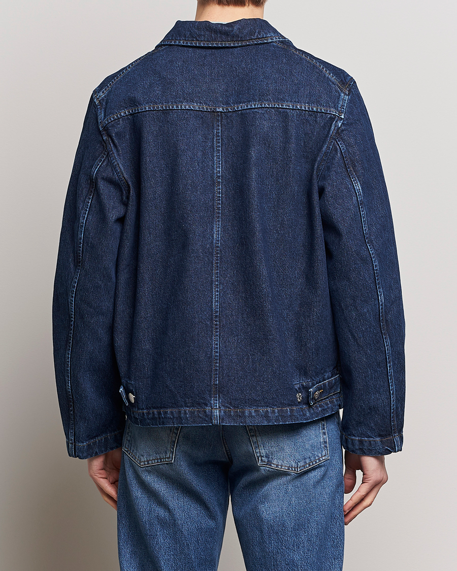 Herre | Jakker | Sunflower | Denim Worker Jacket Rinse Blue