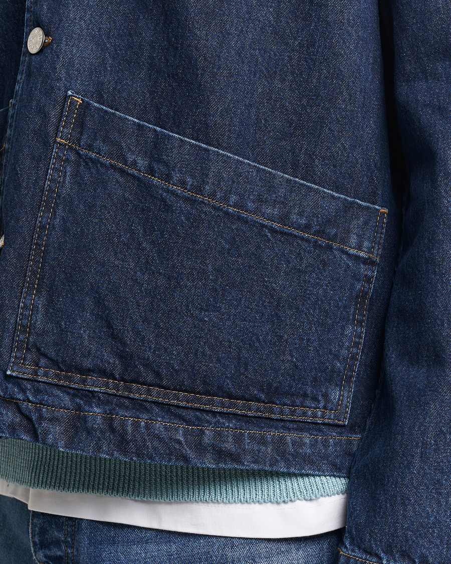 Herre | Jakker | Sunflower | Denim Worker Jacket Rinse Blue