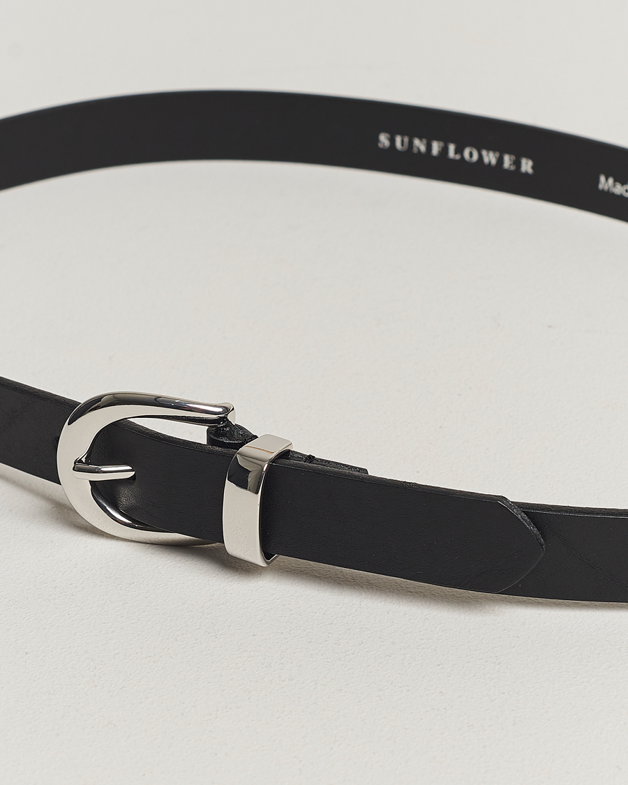 Herre | Sunflower Simple Belt 2,5 cm Black | Sunflower | Simple Belt 2,5 cm Black