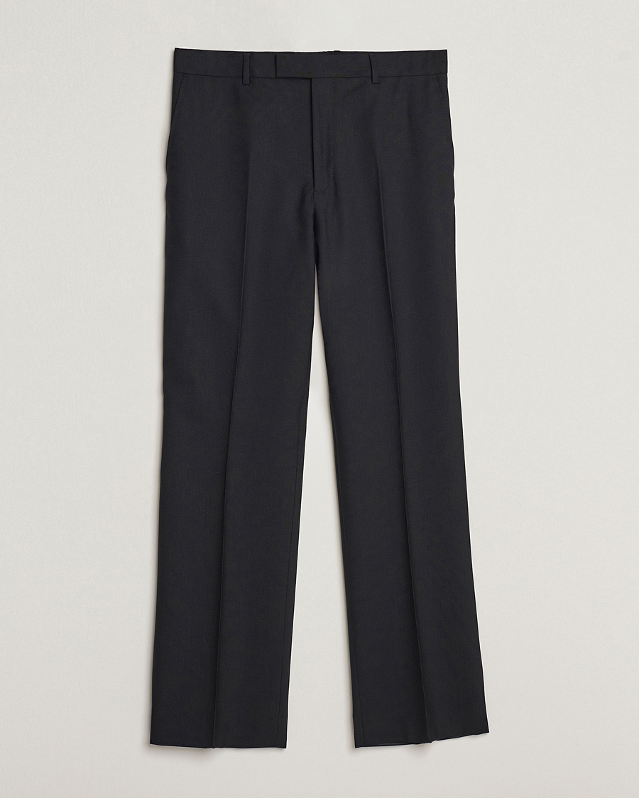 Herre | Bukser | Sunflower | Straight Wool Trousers Black