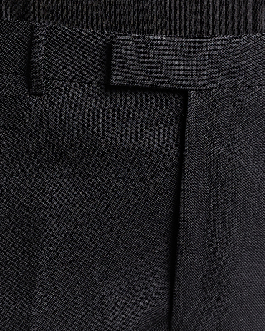 Herre | Bukser | Sunflower | Straight Wool Trousers Black