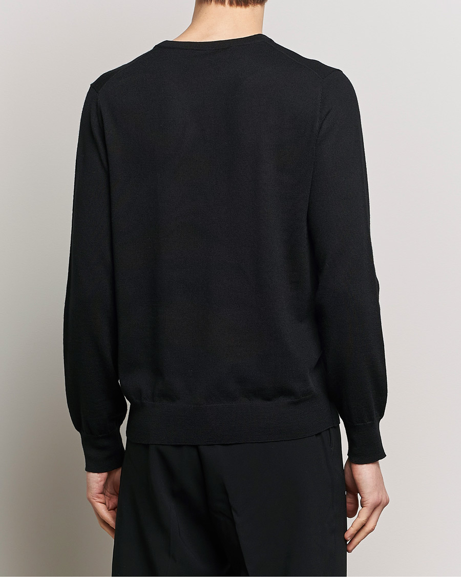Herre | Gensere | Filippa K | Merino Round Neck Sweater Black