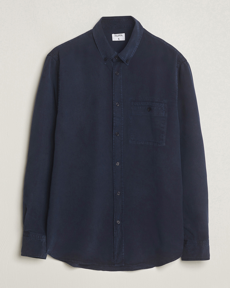 Herre | Skjorter | Filippa K | Zachary Lyocell Shirt Navy