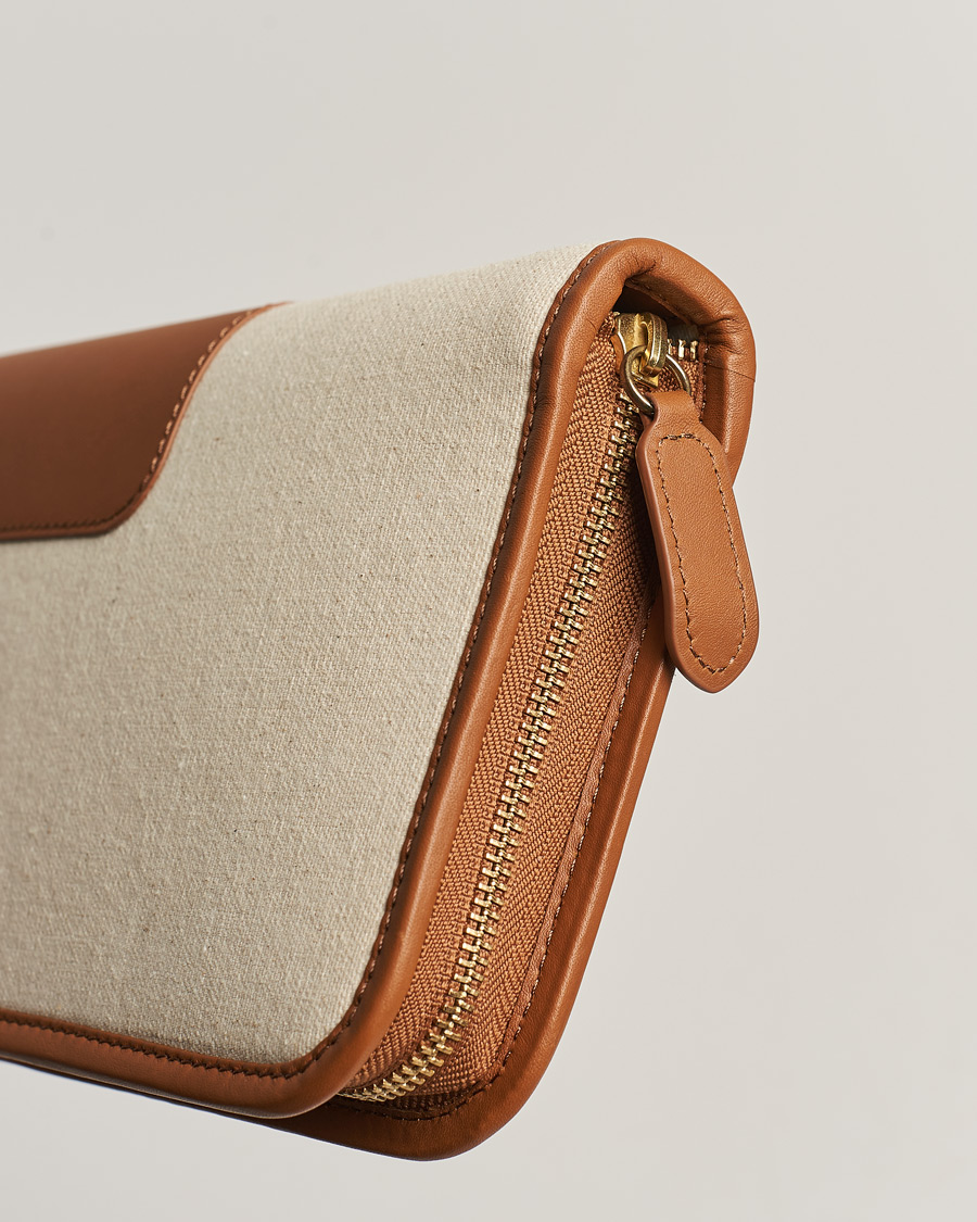 Herre | Ralph Lauren Home Garrett Leather Tie Case Brown | Ralph Lauren Home | Garrett Leather Tie Case Brown