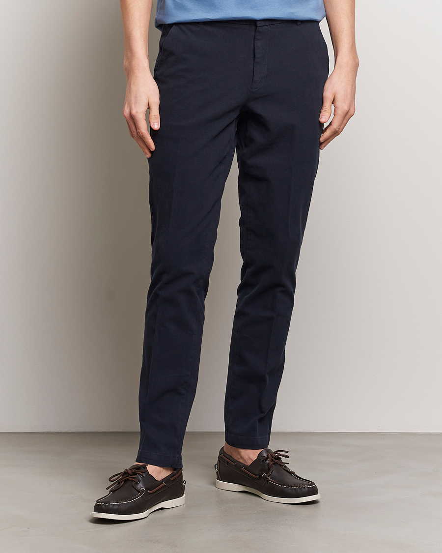 Herre | BOSS | BOSS BLACK | Kaito1 Cotton Chinos Dark Blue