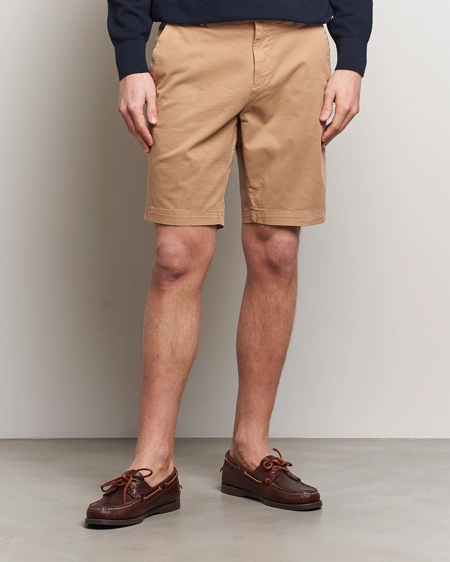 Herre | Shorts | BOSS BLACK | Slice Cotton Shorts Medium Beige