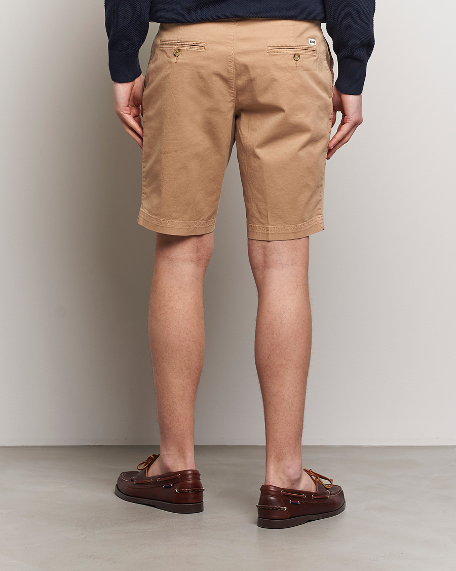 Herre | Shorts | BOSS BLACK | Slice Cotton Shorts Medium Beige