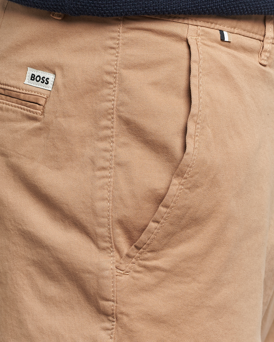 Herre | Shorts | BOSS BLACK | Slice Cotton Shorts Medium Beige