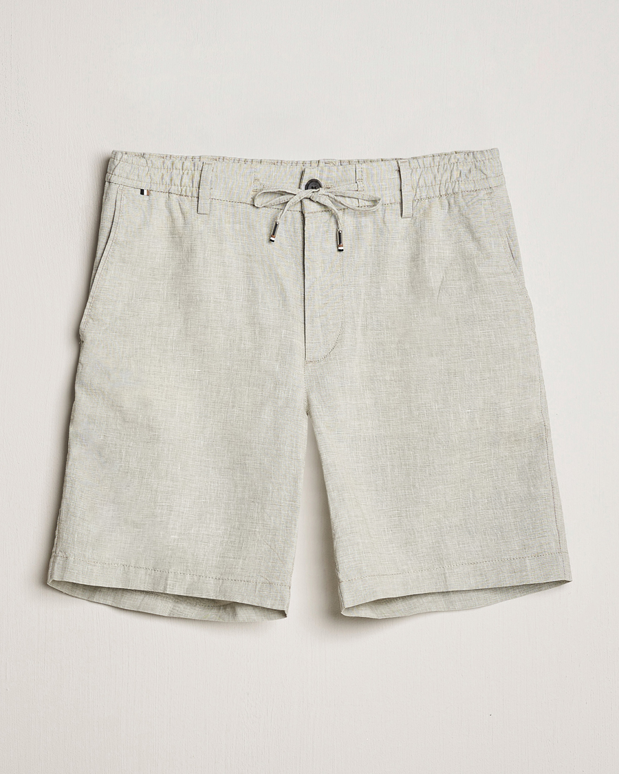 Herre | Shorts | BOSS BLACK | Kane Drawstring Shorts Open Green