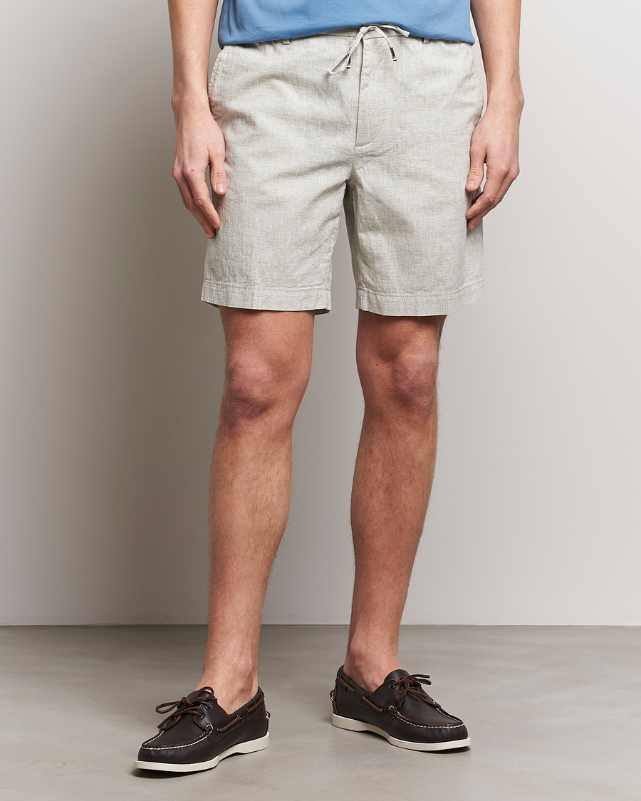 Herre | Klær | BOSS BLACK | Kane Drawstring Shorts Open Green