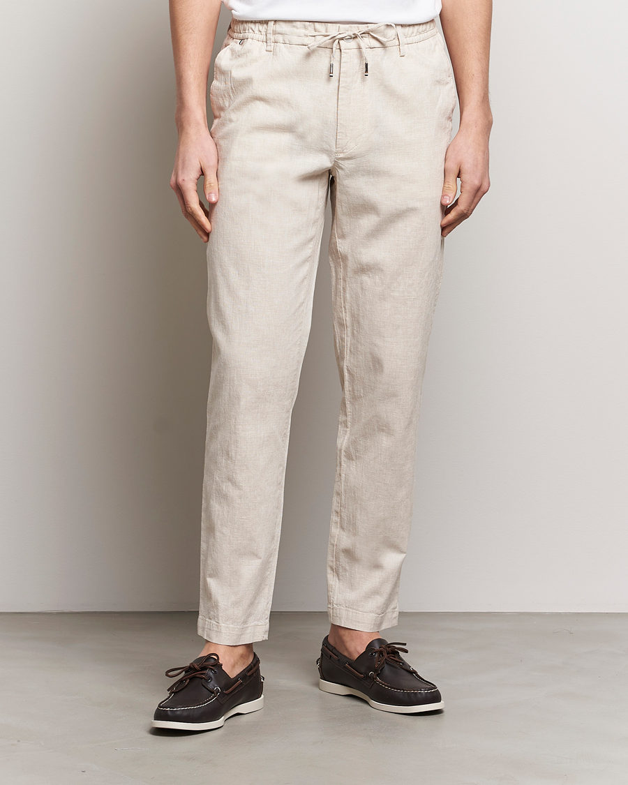 Herre | BOSS | BOSS BLACK | Kane Drawstring Pants Light Beige