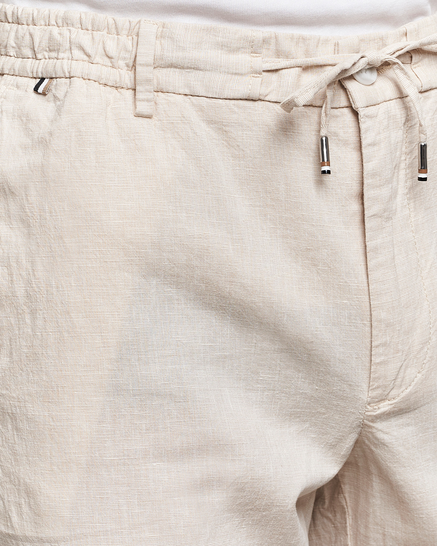 Herre | Bukser | BOSS BLACK | Kane Drawstring Pants Light Beige