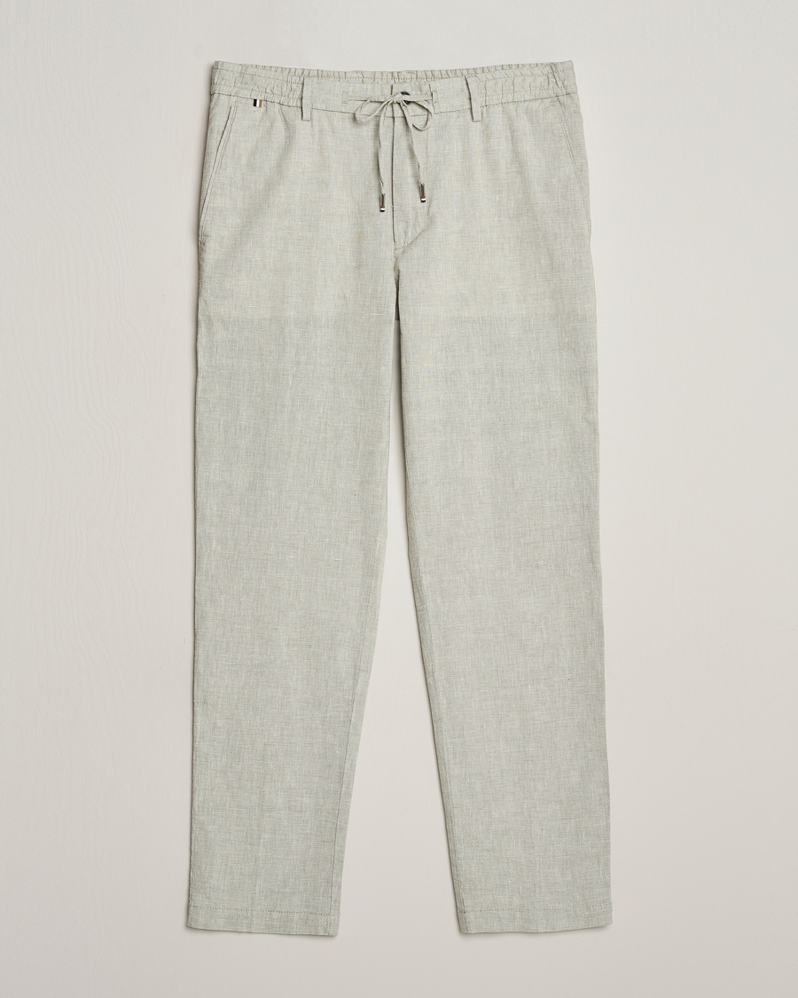 Herre | Bukser | BOSS BLACK | Kane Drawstring Pants Open Green
