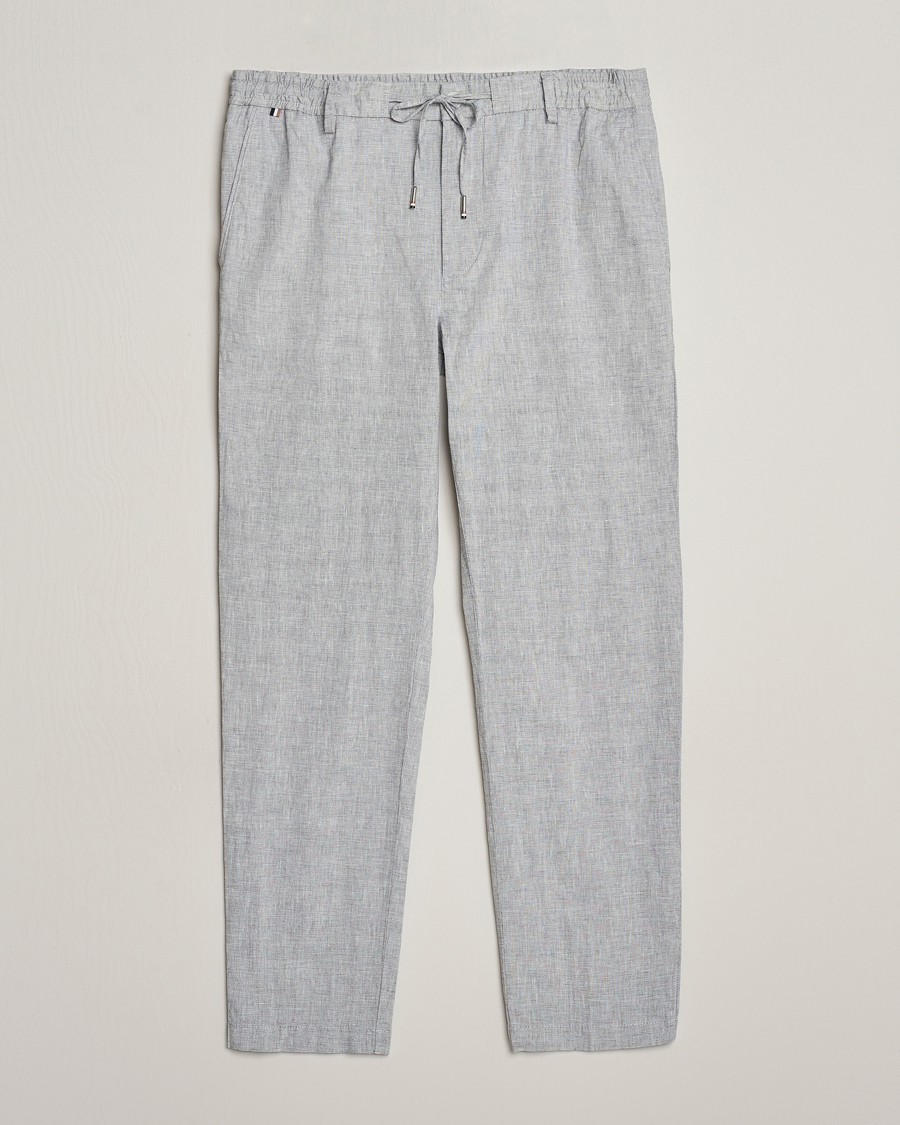 Herre | Bukser | BOSS BLACK | Kane Drawstring Pants Light Blue