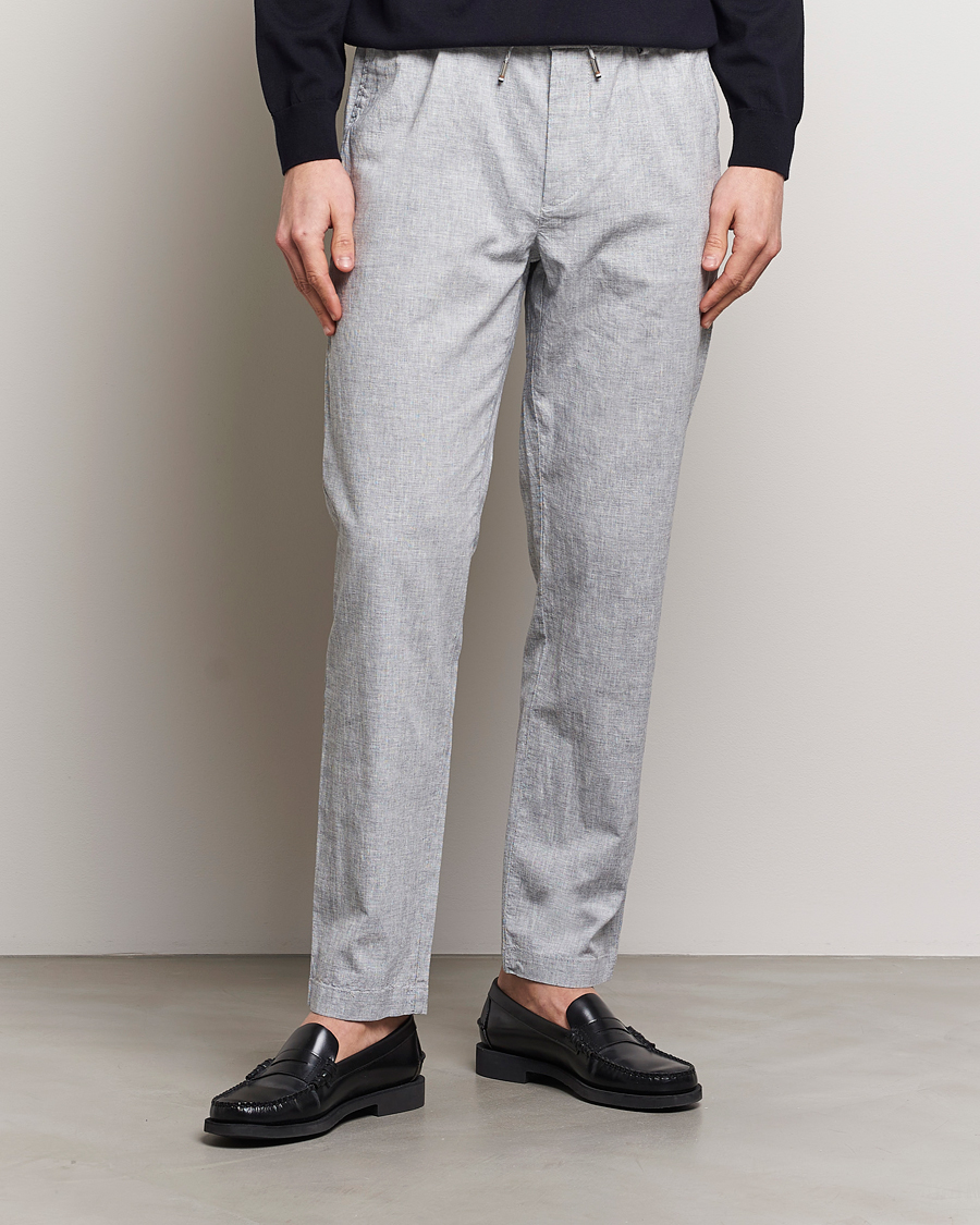 Herre | BOSS | BOSS BLACK | Kane Drawstring Pants Light Blue