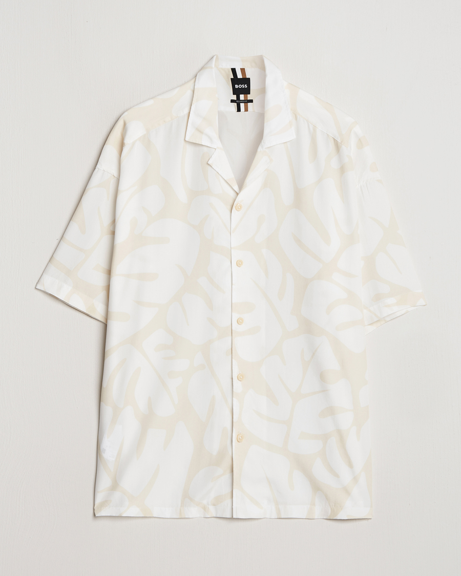 Herre | Skjorter | BOSS BLACK | Drew Short Sleeve Shirt Open White
