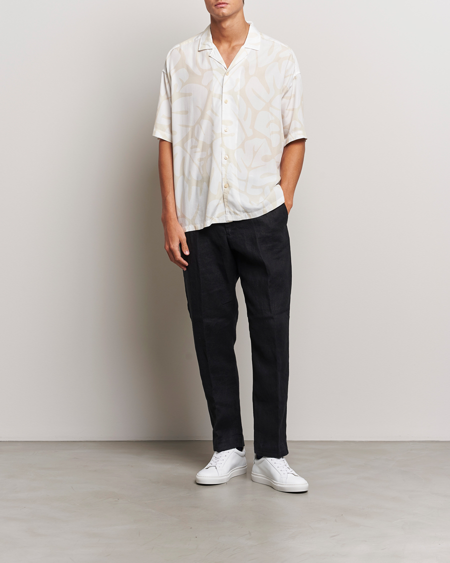 Herre | Skjorter | BOSS BLACK | Drew Short Sleeve Shirt Open White