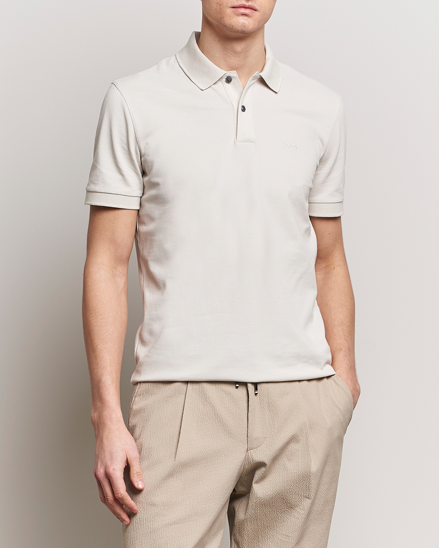 Herre | Pikéer | BOSS BLACK | Pallas Polo Open White