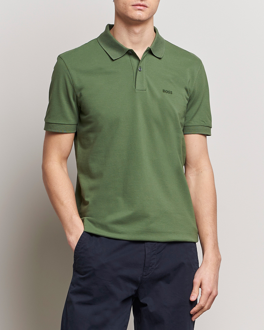 Men | Polo Shirts | BOSS BLACK | Pallas Polo Open Green