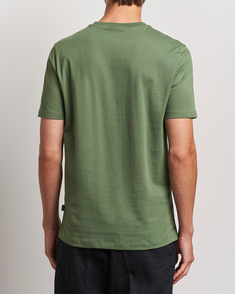 Herre | T-Shirts | BOSS BLACK | Thompson Crew Neck T-Shirt Open Green