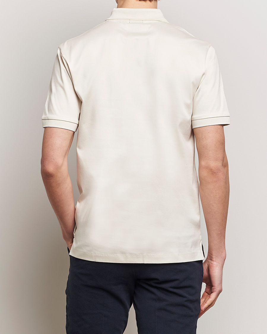 Herre | Pikéer | BOSS BLACK | Polston Half Zip Polo Open White